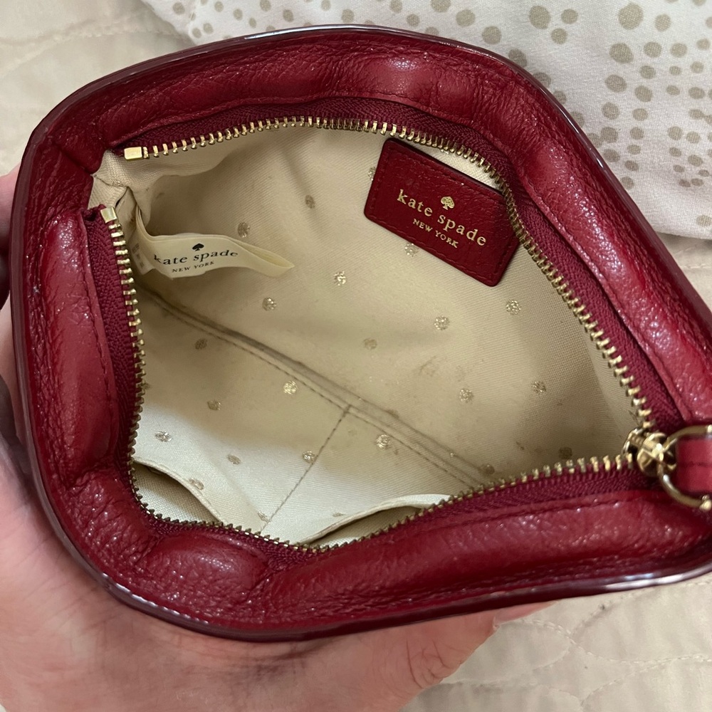 Kate Spade red large wristlet - Picture 3 of 4